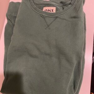 Pact Women’s Olive Crewneck Sweatshirt dress